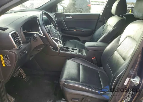 2020 Kia Sportage Sx z USA, uszkodzony, nr VIN KNDPR3A64L7653841